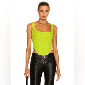 MIAOU Campbell Corset in Neon Lime (12)